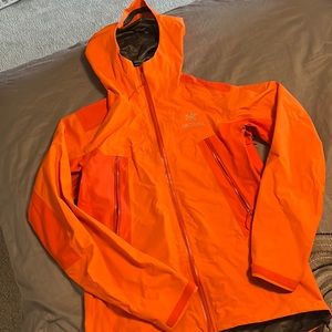 Womens Med orange Arcteryx jacket. Gently worn